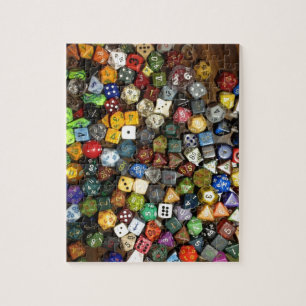 Quebra-cabeça Dados do jogo do RPG