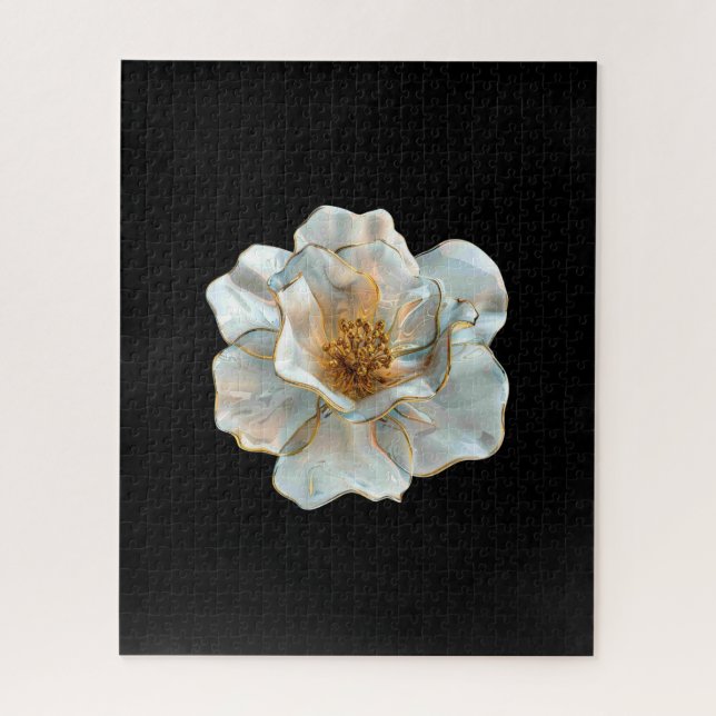 Quebra-cabeça Daffodil de vidro (Vertical)