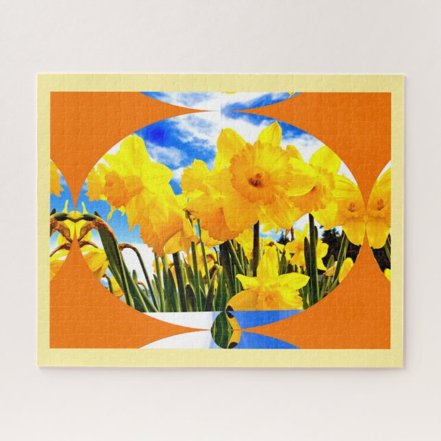 Quebra-cabeça Daffodils em tempo de primavera (Horizontal)