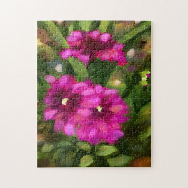 Quebra-cabeça Dahlia Floral Garden Flowers Magenta (Vertical)