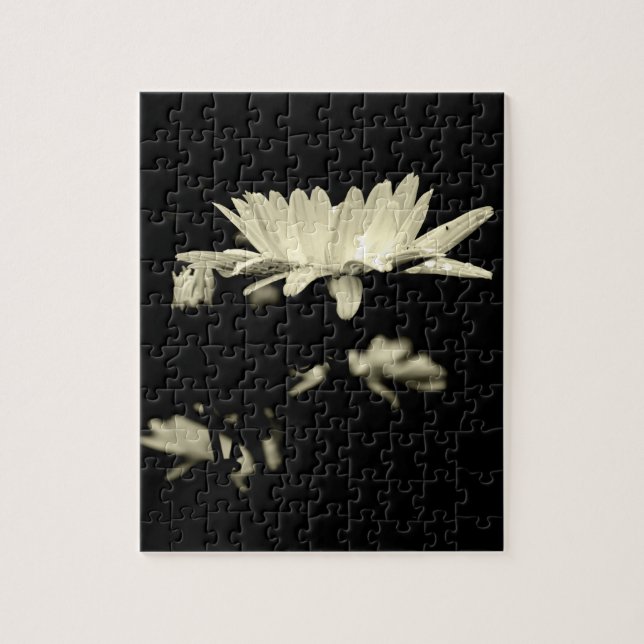 Quebra-cabeça Daisy - Preto e Branco (Vertical)