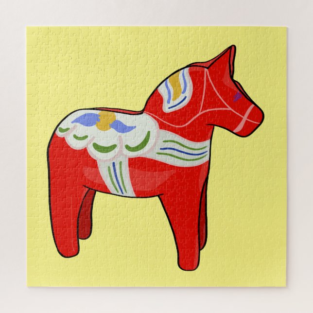 Quebra-cabeça Dalecarlian horse (Vertical)