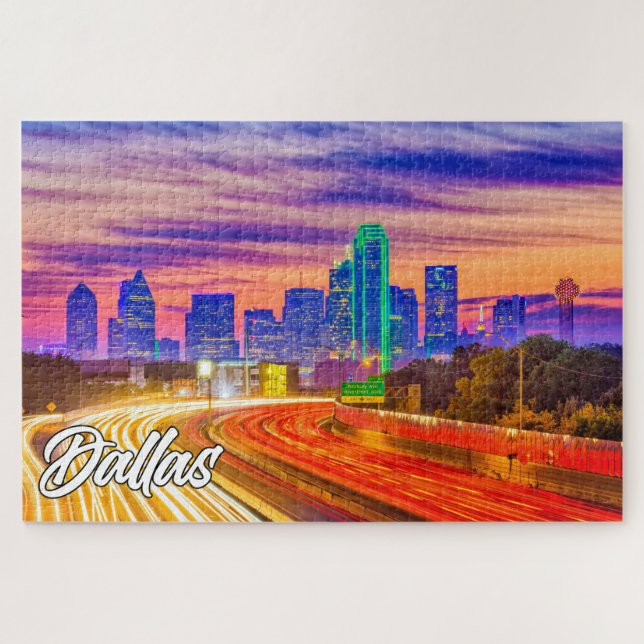 Quebra-cabeça Dallas, Texas, Estados Unidos (Horizontal)