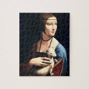 Quebra-cabeça Dama de Leonardo da Vinci com um Ermine