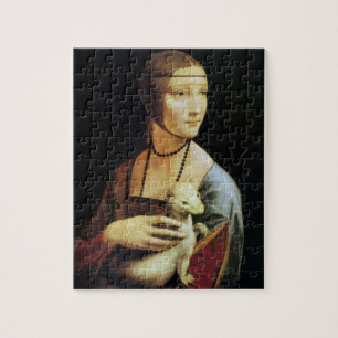 Quebra-cabeça Dama de Leonardo da Vinci com um Ermine