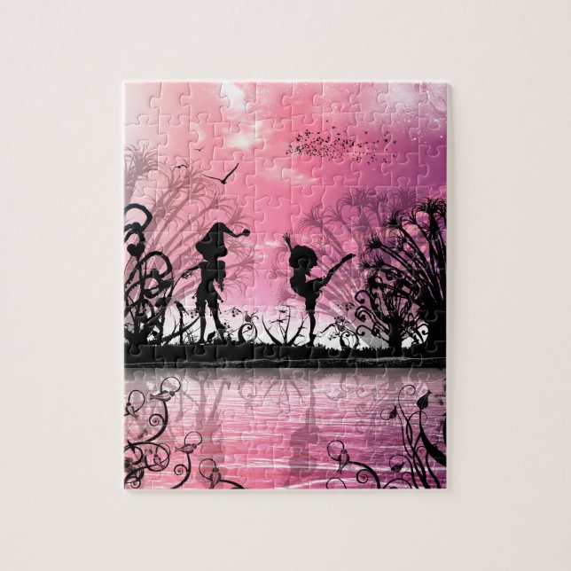 Quebra-cabeça Dança à música do violino (Vertical)