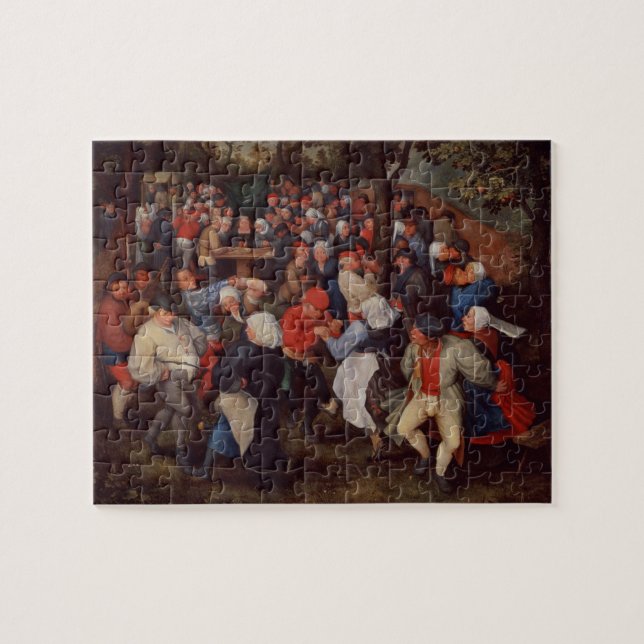Quebra-cabeça Dança da vila (óleo no painel) (Horizontal)