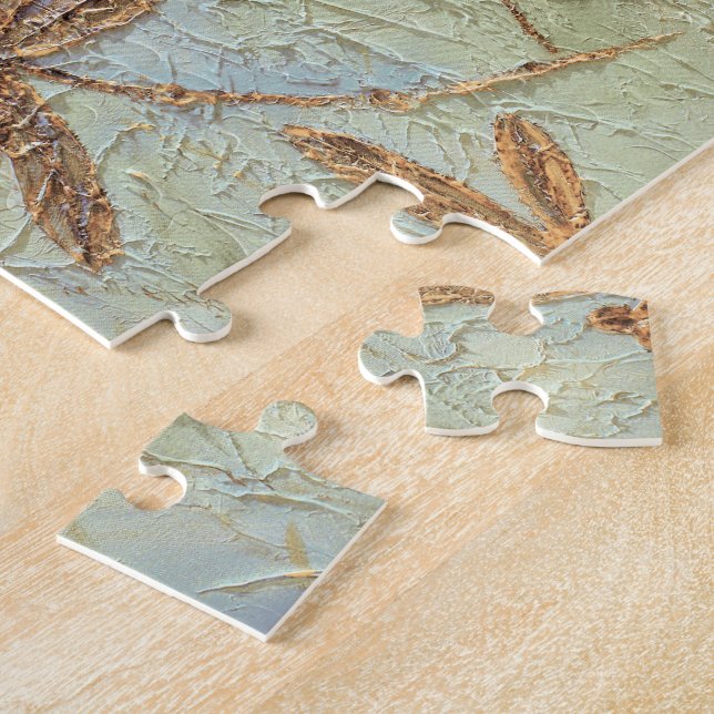 Quebra-cabeça Dança de Dragonfly Dourada (Lateral)