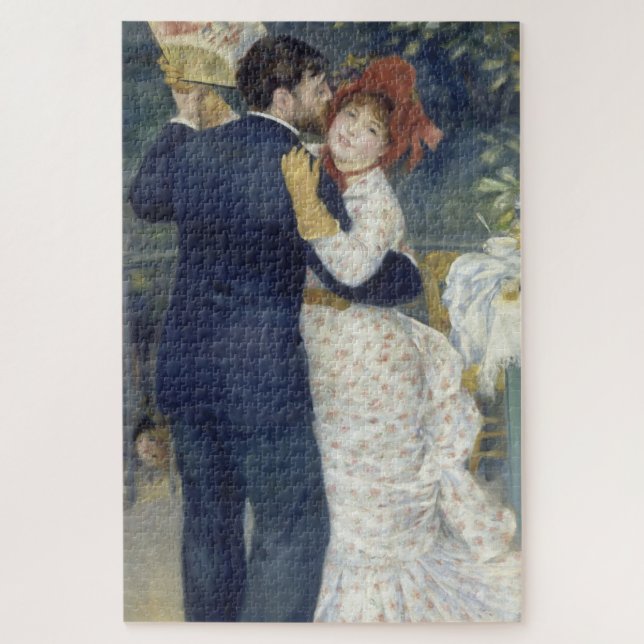Quebra-cabeça Dança do País - Pintura Impressionista Renoir (Vertical)