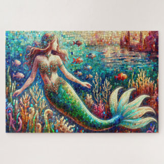 Quebra-cabeça Dança Marinha Mosaica da Sereia