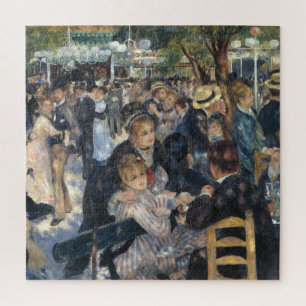 Quebra-cabeça Dança no Le Moulin de la Galette - Pintura do Ren