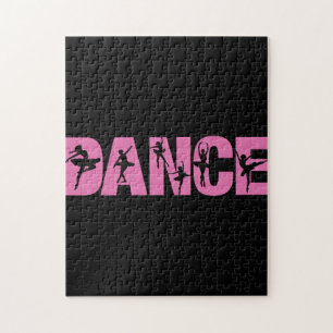 Quebra-cabeça DANÇA Rosa com Corte de Ballerina
