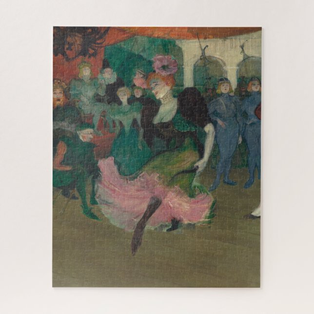 Quebra-cabeça Dançar o Bolero - Pintura de Toulouse-Lautrec (Vertical)