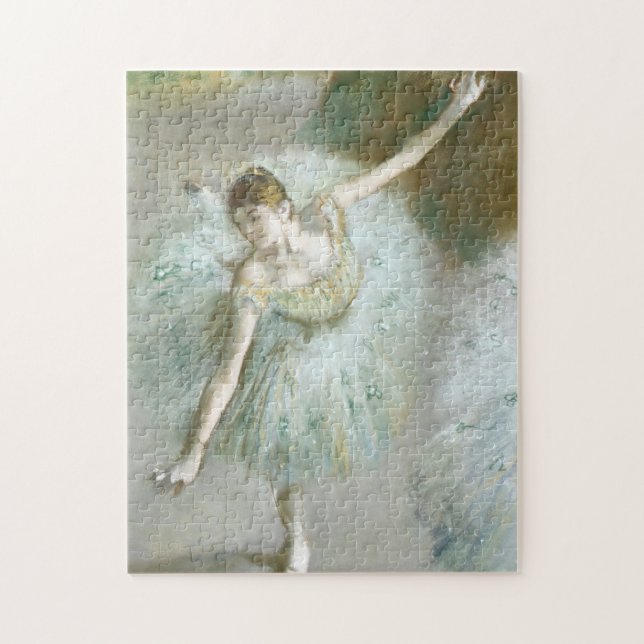Quebra-cabeça Dançarina em Verde | Edgar Degas (Vertical)