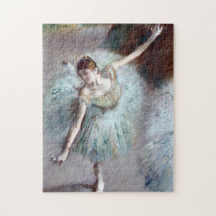 Quebra-cabeça Dançarina em Verde por Edgar Degas