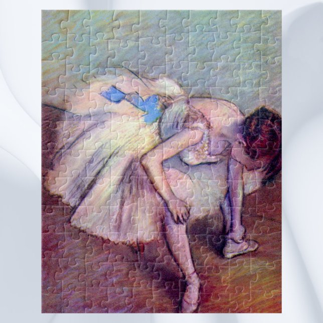 Quebra-cabeça Dançarina Sentada de Edgar Degas, Arte de Balé Vin (Criador carregado)