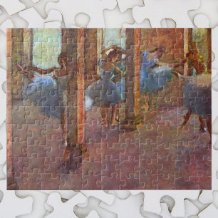 Quebra-cabeça Dançarinas no Foyer, Edgar Degas, Arte de Balé Vin