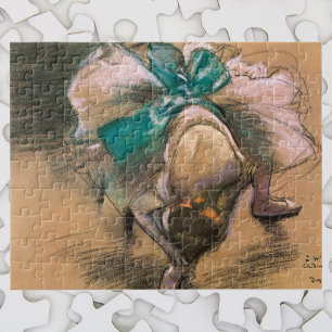 Quebra-cabeça Dançarino que amarra suas fitas por Edgar Degas