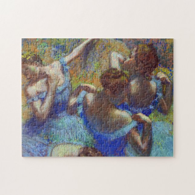 Quebra-cabeça Dançarinos em Azul, Edgar Degas (Horizontal)