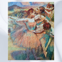 Quebra-cabeça Dançarinos em paisagem por Edgar Degas
