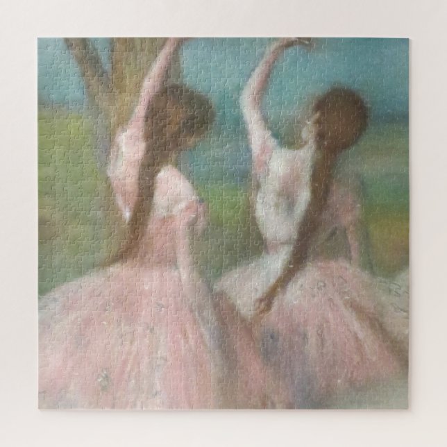 Quebra-cabeça Dançarinos em Pink Edgar Degas (Vertical)