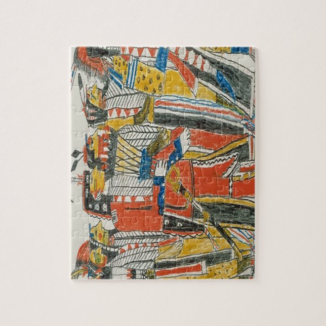 Quebra-cabeça Dançarinos Nativos American Pow Wow (Vertical)