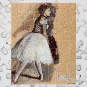 Quebra-cabeça Dancer em Pé por Edgar Degas, Arte Balé de Vintage