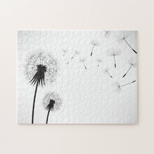 Quebra-cabeça Dandelions em Silhouette (Horizontal)