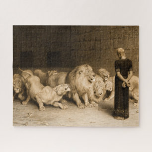 Quebra-cabeça Daniel no Lions Den, 1875 por Briton Riviere