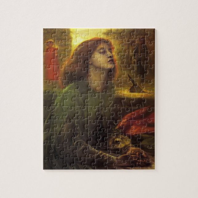 Quebra-cabeça Dante Gabriel Rossetti- Beata Beatrix (Vertical)