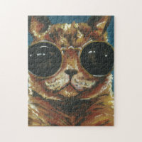 Dapper Animal | Gatinho De Óculos De Sol