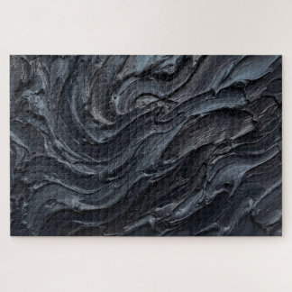 Quebra-cabeça Dark Layers – Moody Abstract Texture Art