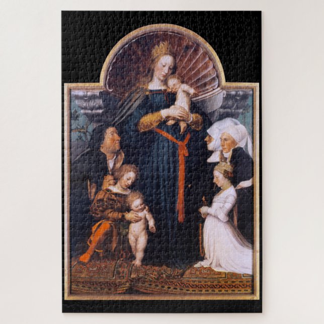 Quebra-cabeça Darmstadt Madonna, Holbein, o Younger (Vertical)