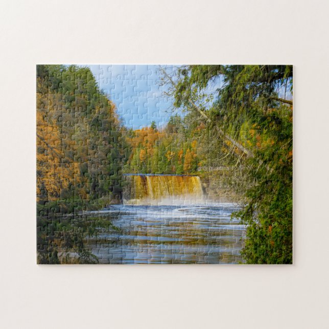 Quebra-cabeça das cataratas de Tahquamenon Michiga (Horizontal)