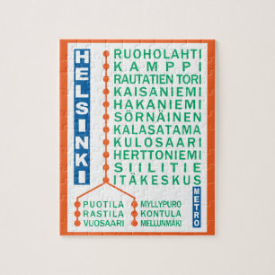 Quebra-cabeça das estações de metro de Helsínquia