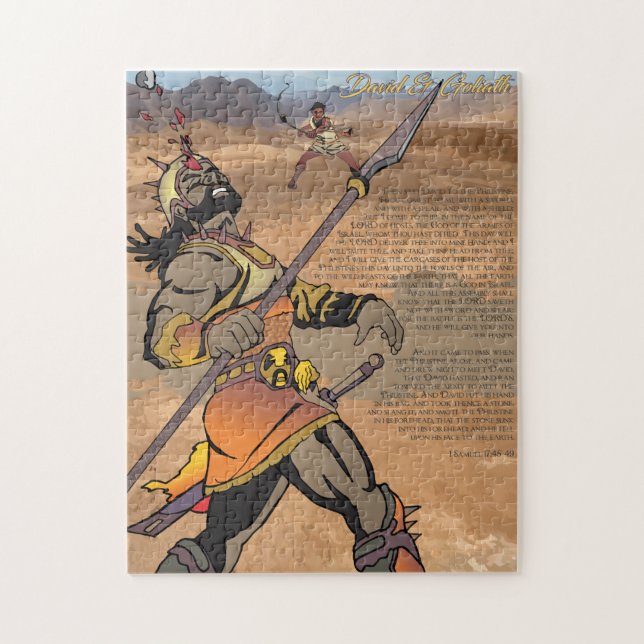 Quebra-cabeça David & Goliath (Vertical)