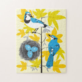 quebra-cabeça de 11x14 Blue Jays para Pessoas cega