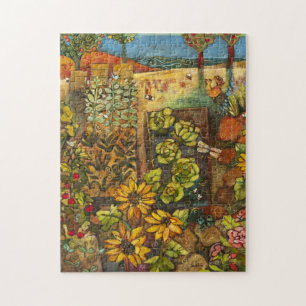 Quebra-cabeça de 11x14" de Jardim e Abelhas Orgâ