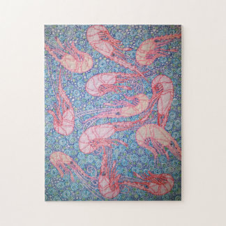 Quebra-cabeça de 11x14 do "camarão"