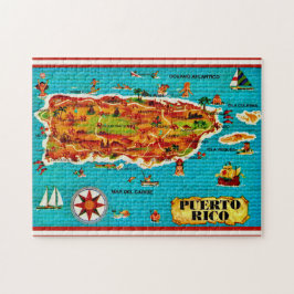 Quebra-cabeça de 11x14 do Espanhol de Porto Rico