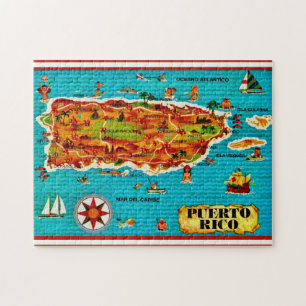 Quebra-cabeça de 11x14 do Espanhol de Porto Rico
