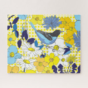 Quebra-cabeça de 16x20 Bluebird para Pessoas cega