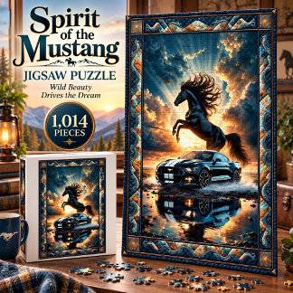 Quebra-cabeça de 1.014 peças Espírito do Mustang