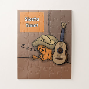 Quebra-cabeça de 30 peças do Frijole Frog Siesta