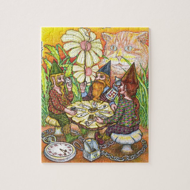 Quebra-cabeça de 3 gnomos (Vertical)