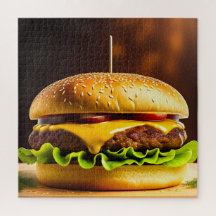 Quebra-cabeça de 676 peças do Burger
