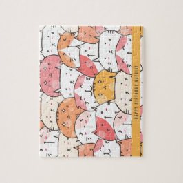 Quebra-cabeça de 8"x10" de Laranja Mínimo Personal