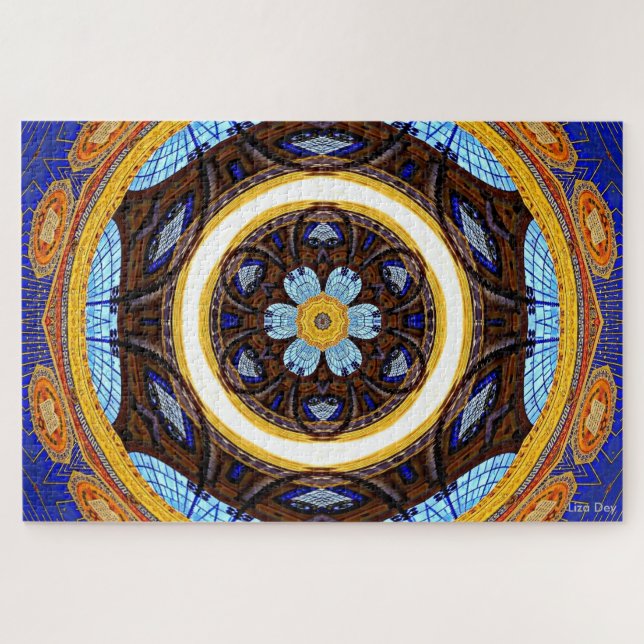 Quebra-cabeça de Abstrato de arquitetura (Horizontal)