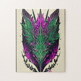 Quebra-cabeça de Abstrato de Esfinge Místico - 252