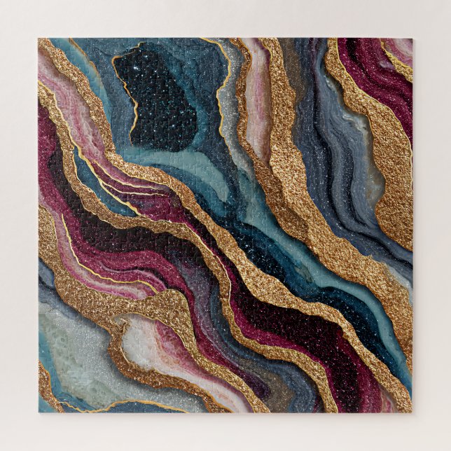 Quebra-cabeça de Ágata Brilho Boho (Vertical)